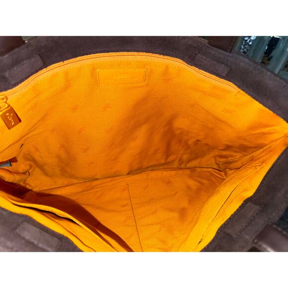 ICON Brown Genuine Leather - Cavalier dogs - Strap Purse - Picture 6 of 11